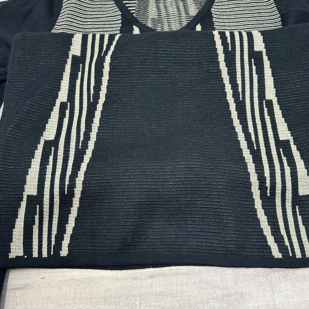 NWT~Ivanka Trump Sweater Stretch Knit Dress ~Small~ Geometric‎  Black/ Champagne - Picture 8 of 9